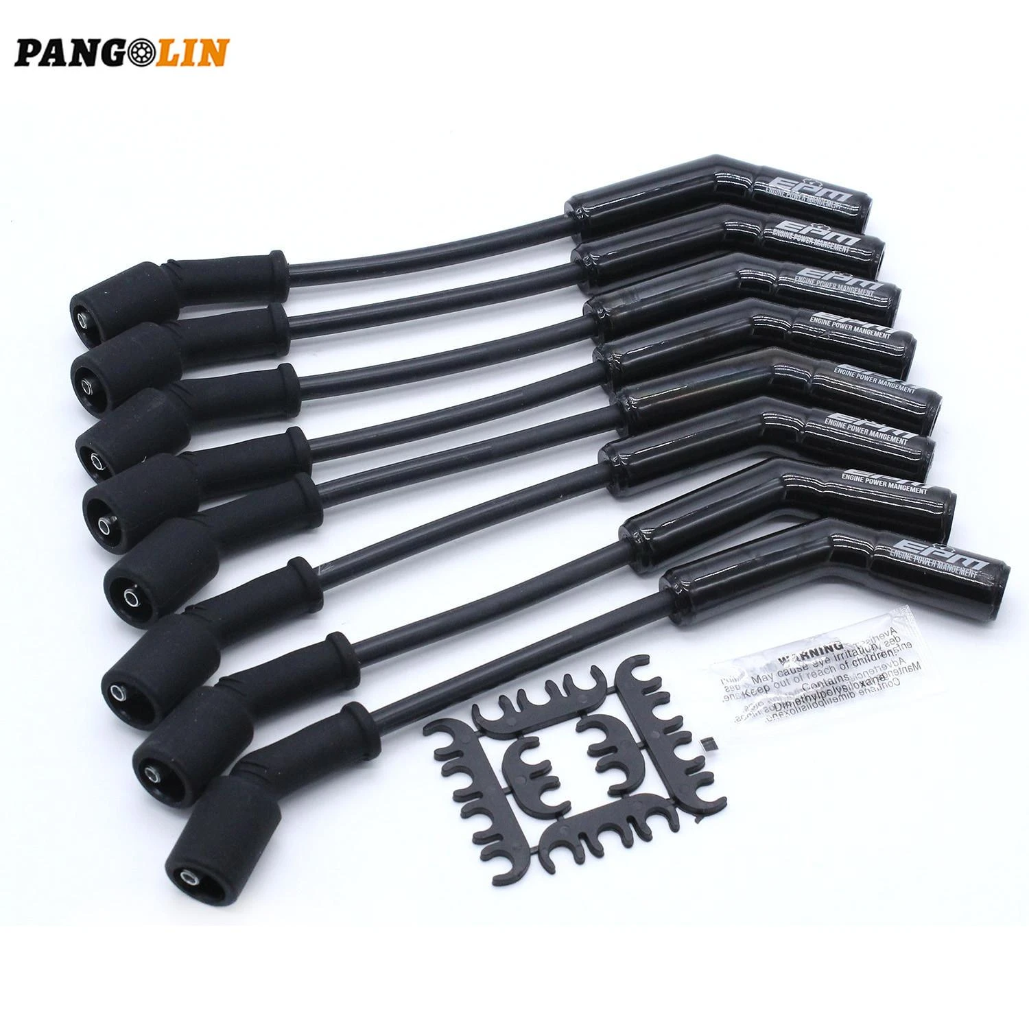 Ceramic Black 500 Ohms/ft High Performance Spark Plug Wire Set 9070CK