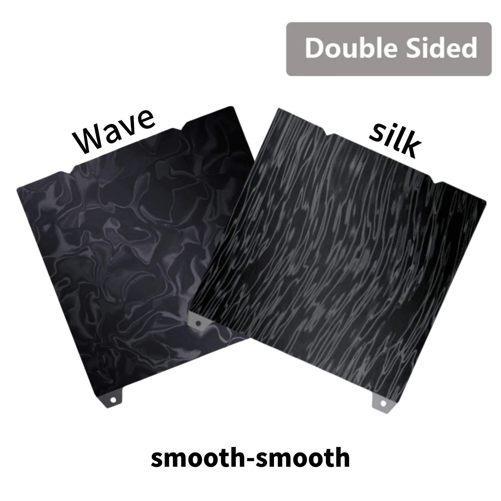 Textured Smooth PEI Magnetic Build Plate, 235x235mm, with Spring Steel Bed