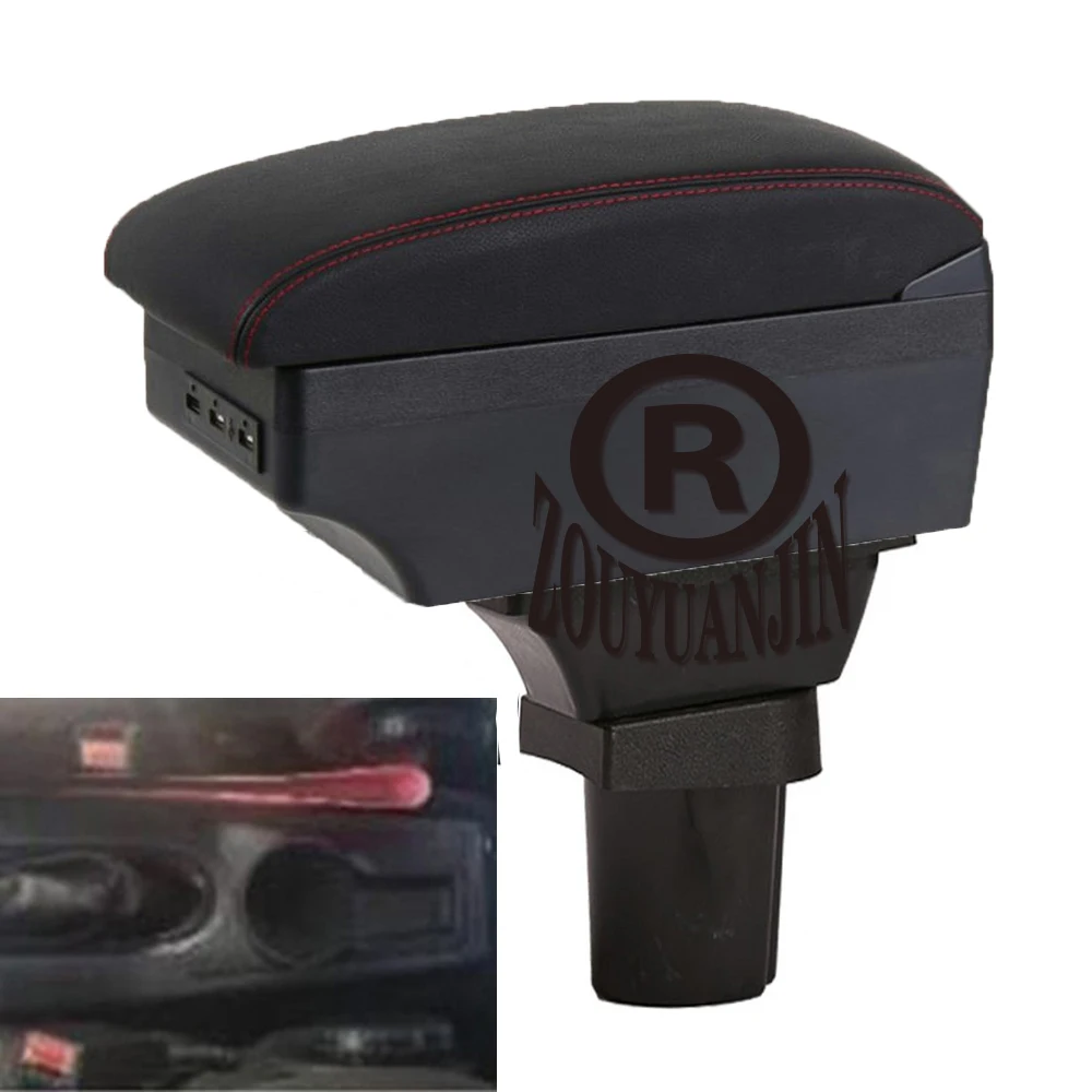 

For Car Ford Focus mk1 Armrest Box Arm Elbow Rest Center Console Storage Case Modification Accessories with Cup Holder USB Port