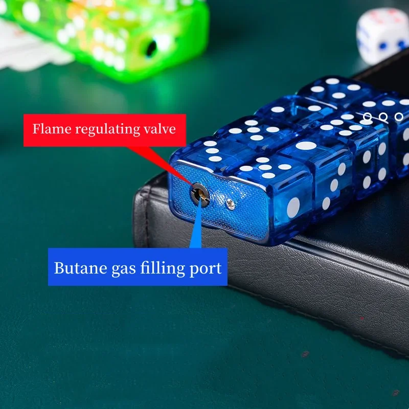 Kerosene Lighter Bbq Lighter Butane Gas Lighter Cigarette Lighter Electric Arc Igniter Creative Dice Lighter Pink Fire Jet Lighter Electronic Igniter Butane Torch Windproof Ignition Gadgets Interesting Gifts