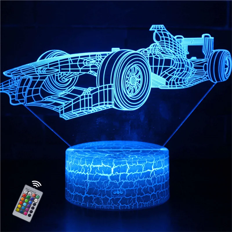 3D Tractor Car Illusion Lamp LED Night Light 7 Colors Changing Touch USB  Table Lamp Birthday Christmas Gift for Boys Room Decor - AliExpress