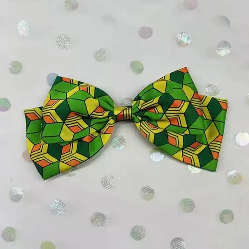 Anime Demon Slayer Cartoon Cosplay Bowknot Hair Ring Kimetsu No Yaiba Hairpin Shinobu Zenitsu Kyoujurou Fashion Gift - Image 9