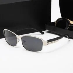 Photochromic Polarized UV400 Anti - Glare Driving Sunglasses (Silver Polarized)