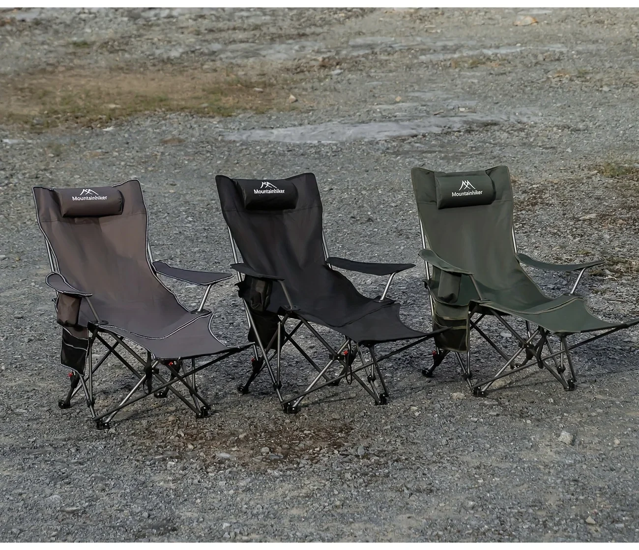 MOUNTAINHIKER 600D Klappstuhl aus Oxford-Stoff – tragbarer Outdoor-Campingstuhl und Strandstuhl, 4 verstellbare Liegen – Detail 16