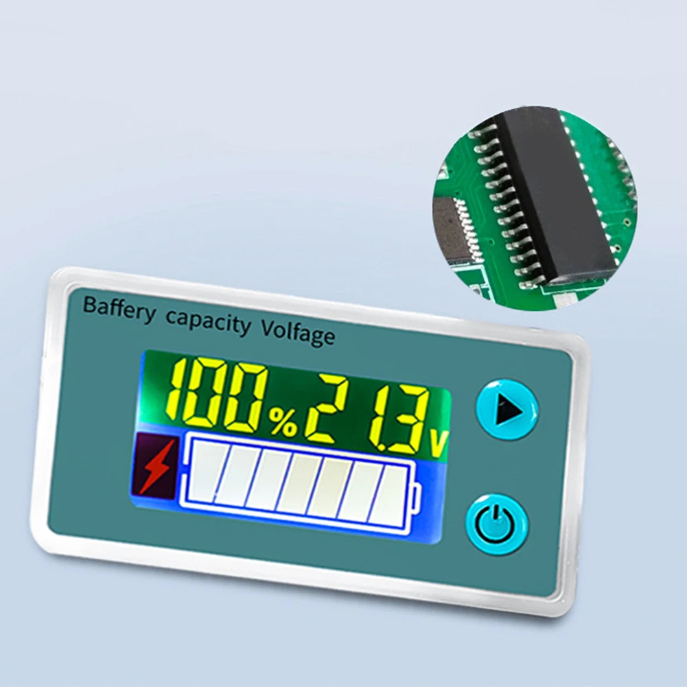 Description Picture 2 of itemAccurate LCD Battery Power Display Voltmeter For Lithium Iron Lead-Acid Reliable Battery Level Indicator Test Meters Detectors