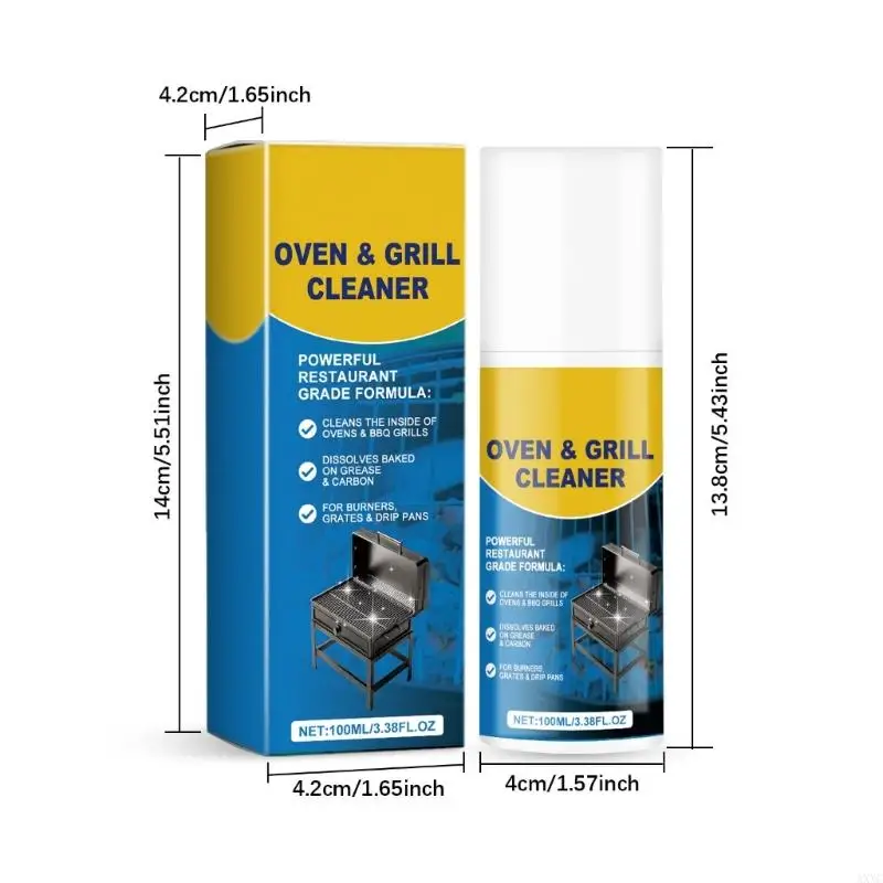 AXYC Grill And Oven Cleaner For Effortless Grease And Residues Elimination 150ml Easy Grease Removal Solution