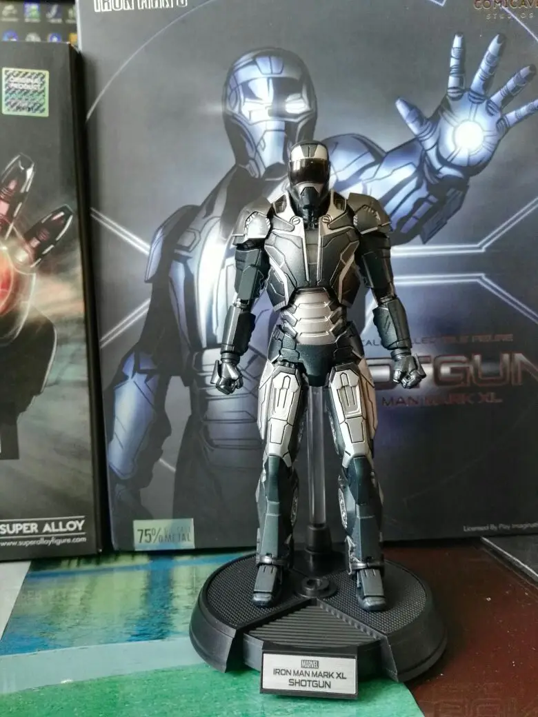 thumbnail image 1 of 2022 Nueva Comicave 1/12 Iron Man Marvel Figura Armadura Mk46 Mk40 Mk21 Colección de modelos articulados iluminados móviles 75% Aleación Juguetes Regalo, 1 of 5