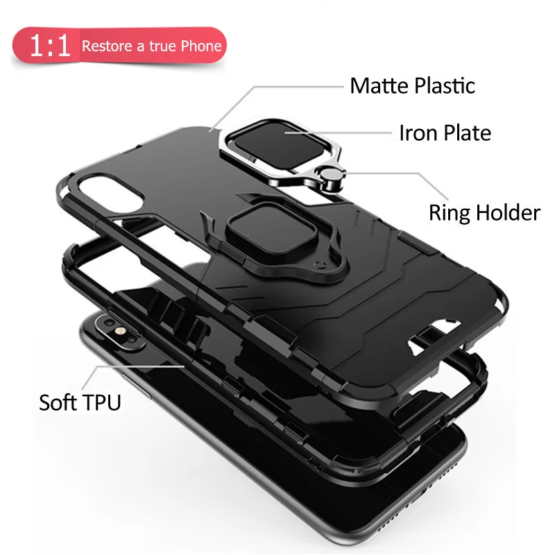 Armor Metal Phone Case Xiaomi, Anti Knock Tpu Case Xiaomi