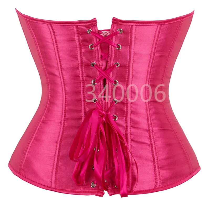 Caudatus Corset Bustier Top Overbust Satin Sexy Costume Corselet Brocade Vintage Style Bridal Plus Size Women
