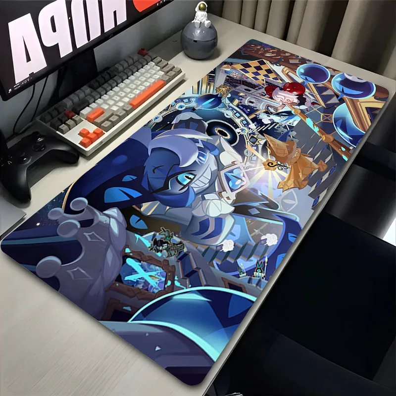 Anime Mousepad Cookie Run K-Kingdom MousePad Gaming Accessories Non-Slip Desk Mat Gamer Pc Cabinet Mouse Pad Laptop Carpet Mats