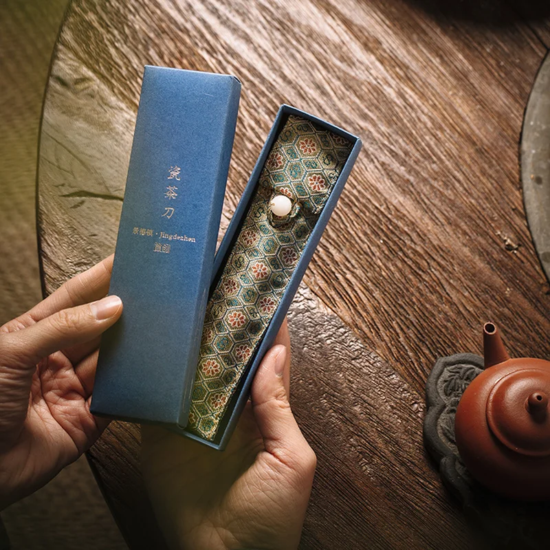 Kung Fu Tea Knife Cutter White Tea Ceremony Insert Chinese Sandalwood Puer Knife Prying Handmade Te Verde Chino Teaware 6
