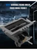 6 Cross Slide Vise Drill Press Milling Vise, 6 In Jaw Width, 6.1 Max Jaw Opening, 2 Way Heavy Duty X-Y Compound Bench Mount Clam 4