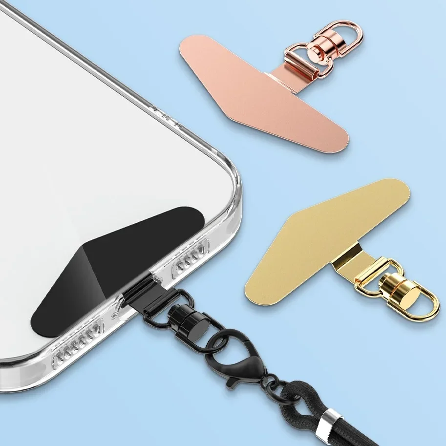 Enhanced 360° Rotatable Stainless Steel Phone Tether and Lanyard Connector