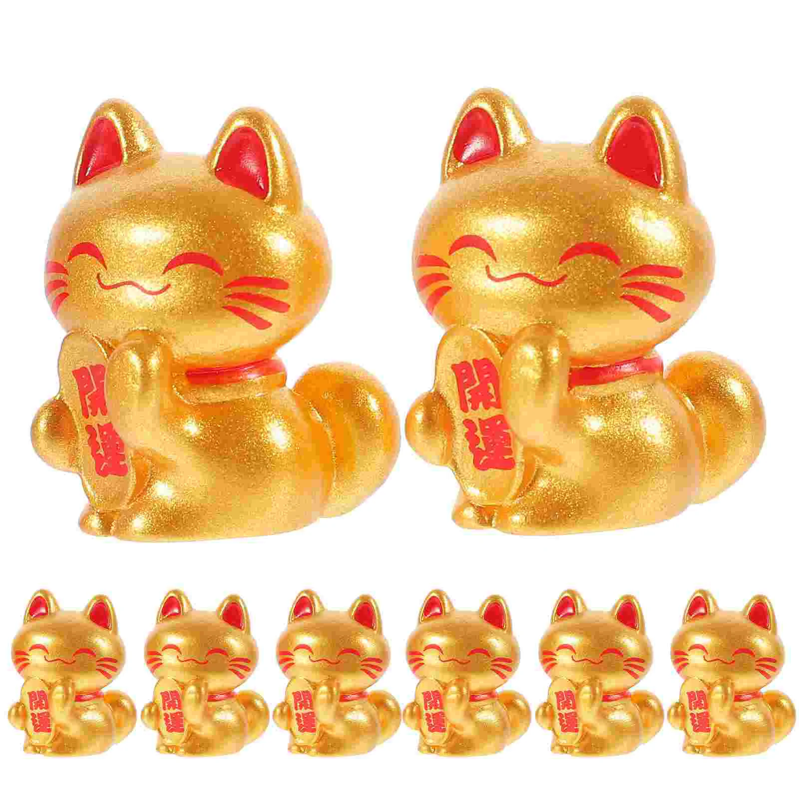 

10 PCS Miniature Decoration Figurines Keychain Accessories Landscape Statues Models