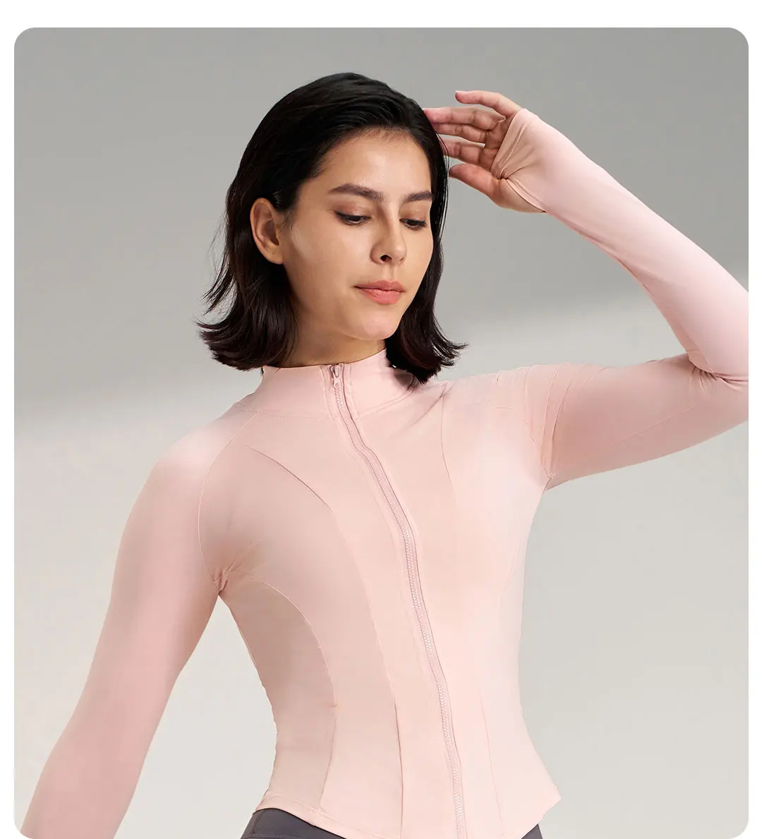 Schnell trocknende Yoga-Kleidung, Übungskleidung, Oberteile, Damen, Fitnessstudio, Fitness-Kleidung, Fitness, Sport, Strumpfhosen, Sonnenschutzkleidung – Detail 13