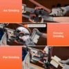 VEVOR Belt Grinder Sander Variable Speed Belt Polisher with VFD 1500W Knife Sharpener with Grinding Moulds & 3PCS Sanding Belts 5