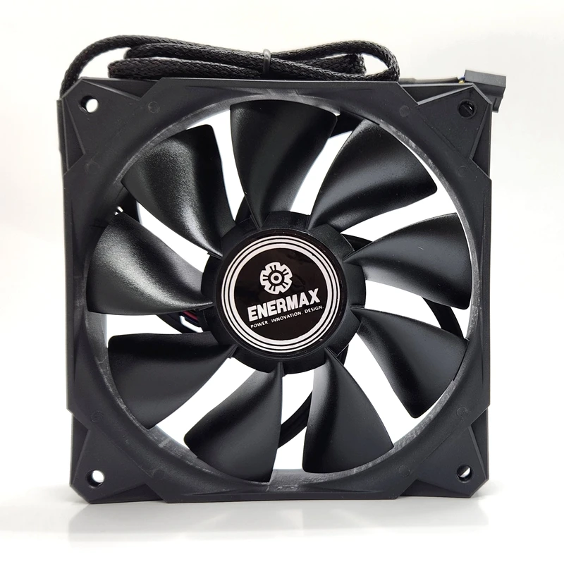 Ventilador Case Refrigeração a Água Dissipação de Calor 12cm Ventilador Pwm de Fios 12v Chassi Mudo Silencioso 12025 Novo 120 mm Elc-lt120hp