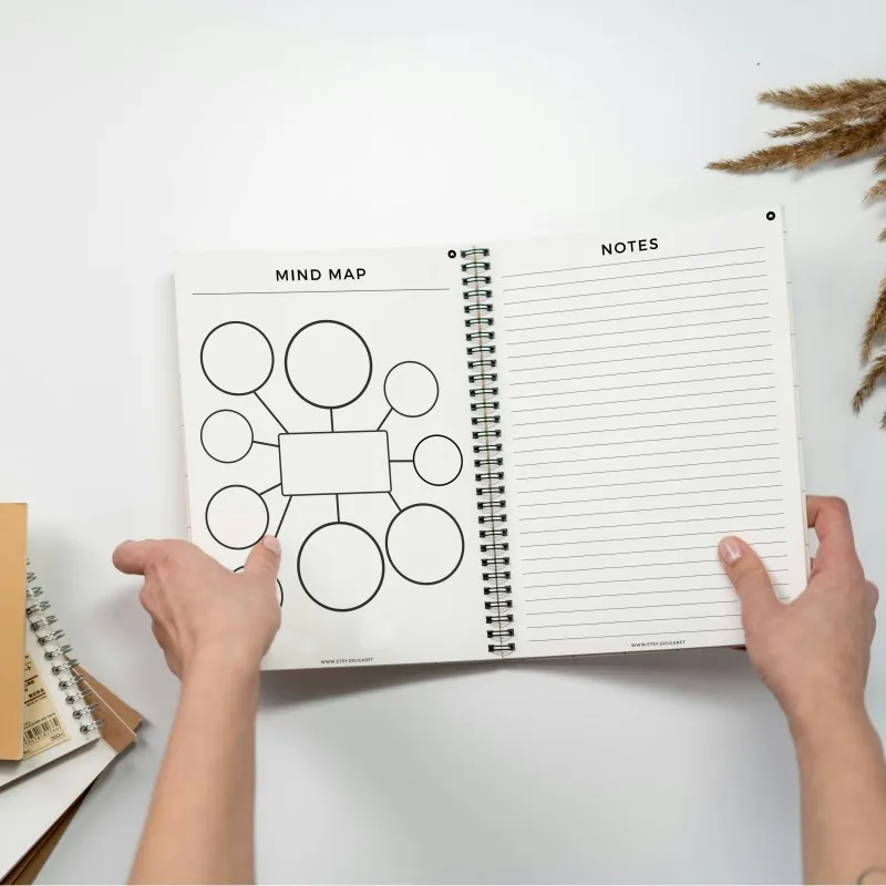 Language Learning Planner: Vocabulary & Grammar Notebook with Weekly & Monthly Logs