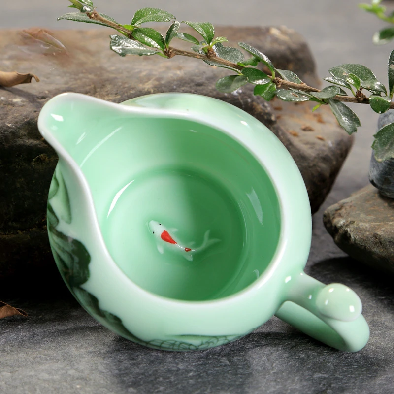 Traditional Longquan Chinese Kung Fu Teaware Set Handmade