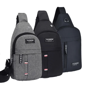 Nuova Borsa a Tracolla da Uomo, Semplice, in Nylon, Impermeabile, Multifunzionale, Borsa a Tracolla Moda Maschile, Novità