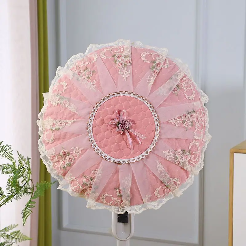 Floor Standing Fan Dust Cover Universal Small Fan Home All Inclusive European Style Desktop Mesh Cover Vertical ZE851