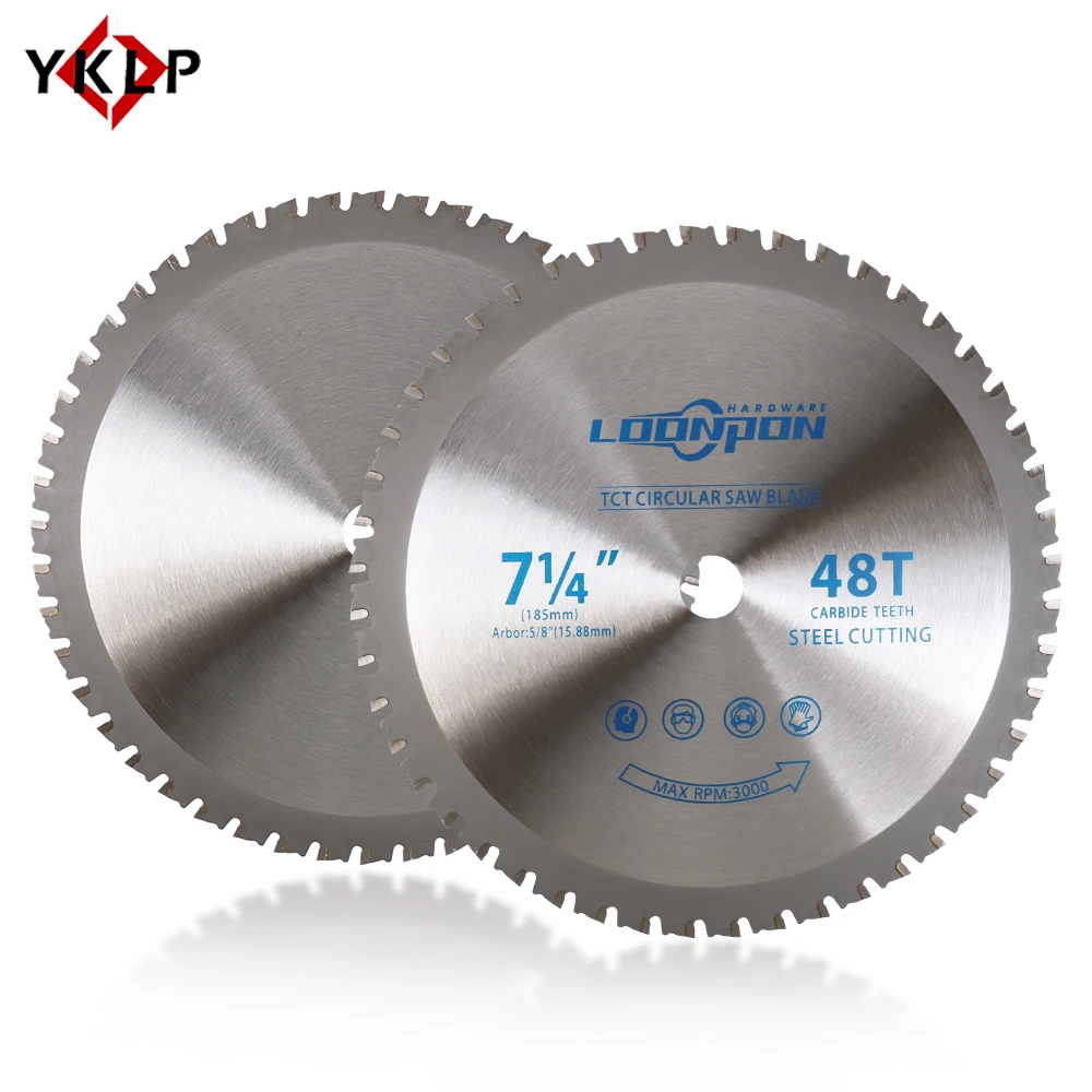 

Металлическое режущее полотно YKLP 185/254/355 мм, твердосплавная Циркулярная Пила TCT для дерева, алюминия, железа, стали, металлического режущего диска