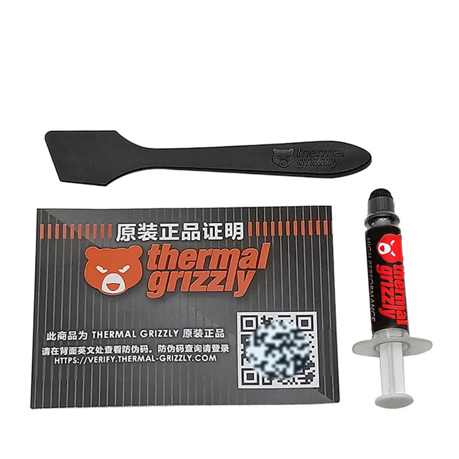 Thermal Grizzly Aeronaut 열 페이스트 CPU GPU 쿨러용 열 전도성 8W 내구성 비전도성 열 그리스