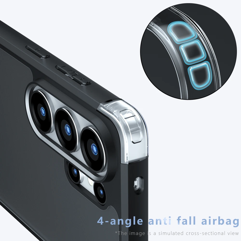 Skin Sensation Airbag Anti-Drop Protective Case Cover with Micropyle Back