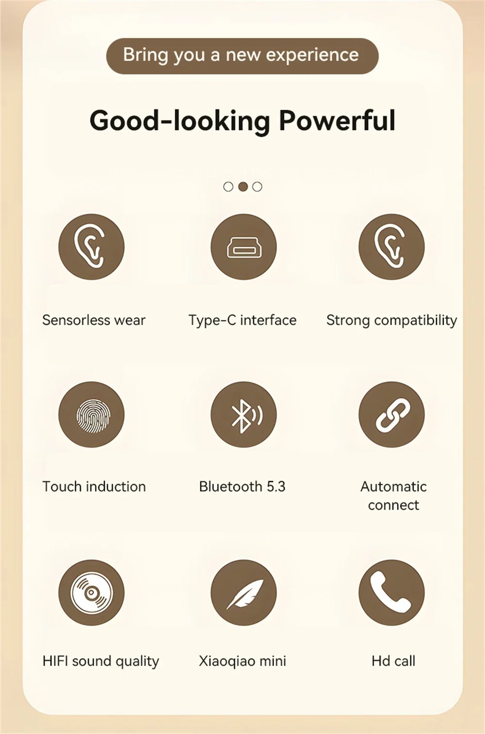 Description Picture 3 of item2025 New Mini Wireless Earbuds Cute In-ear Bluetooth 5.3 Headset Sports HIFI Stereo Touch Music Game Headphone For Iconic Brand iPhone