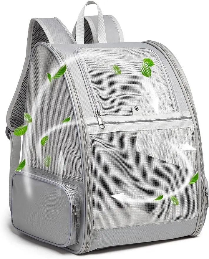 

KLYM-Portable Breathable Backpack for Cats and Dogs, Foldable Pet Bag, Outdoor Travel Bag