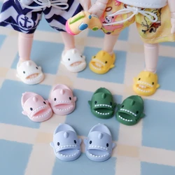 Cute Shark Slippers Doll Shoes Plastic multiple colour Doll Shoes Suit For Ob11,P9,OB22, Blyth, 1/12 BJD, 1/6BJD, YOSD, YMY Gsc