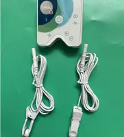 100pcs Ear Clip Electrodes Lead Cable Connection Wire Conversion Cord Adapter Accessories For Healy  Frequency Tens EMSDevice 2