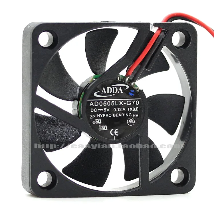 

USB Cooling Fans 50mm for ADDA 5010 5cm ultra-quiet Cooler,Router Light Cat USB Fan 5V Low Noise Level