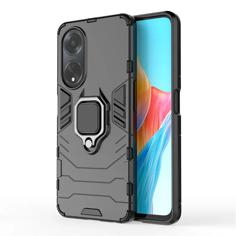 Suitable for Oppo A98 shell, Oppo A98 F23, A1 5G cover ring bracket, armor bumper cover, protective rear phone case, suitable for Oppo A98 5G Funda_voghion.com