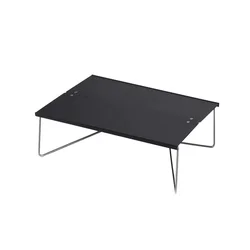 Ultralight Foldable Aluminum Camping Table (BLACK)