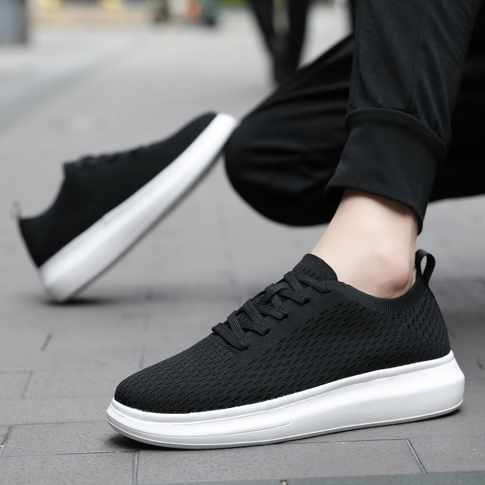 Womens Walking Shoes Lightweight Breathe Mesh Running Shoes Slip On Fashion Tennis Sneakers Comfort Gym Workout