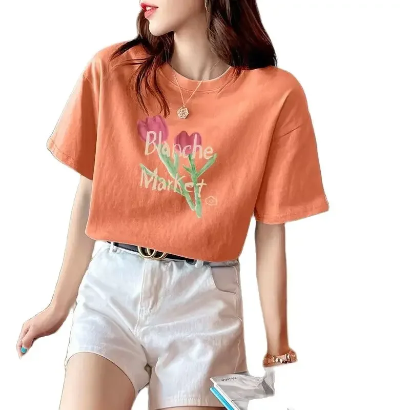 

Summer Nursing Clothes For Maternity Plus Size Cotton Lactation T-Shirt Long Loose Postpartum Woman Breastfeeding Tops and Tees