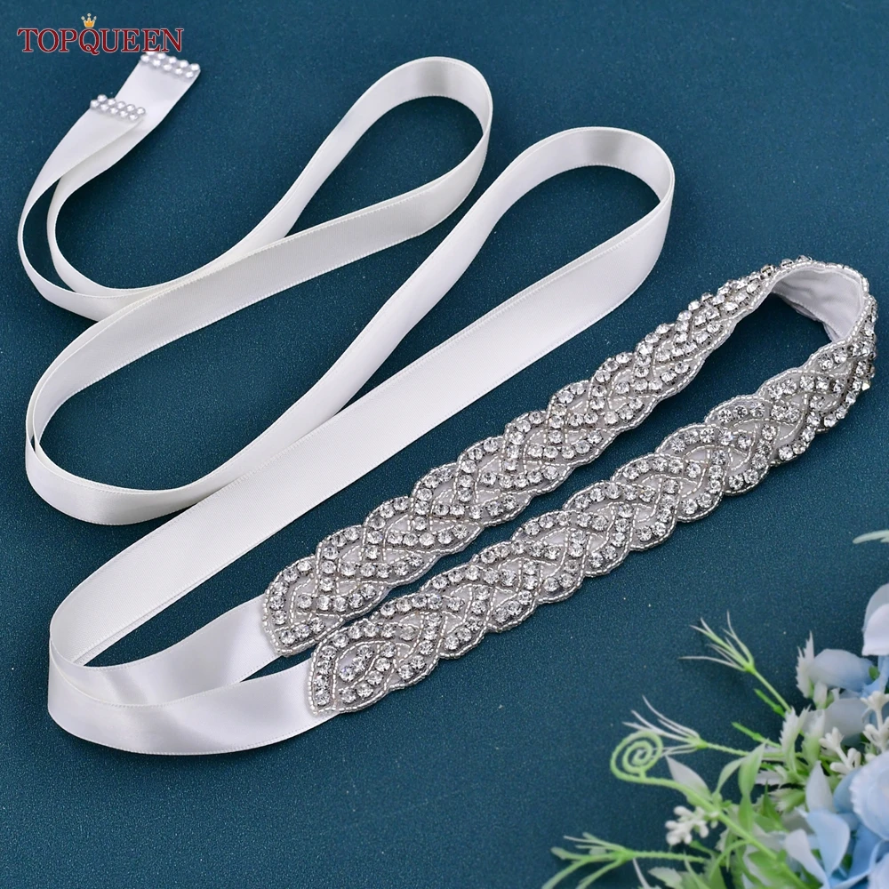S216 Luxury Rhinestones Belt Wedding Accessories Bride Dresses Evening Party Gown Sash Women'S Diamonds Waistband bridal waistband bridal dress decoration