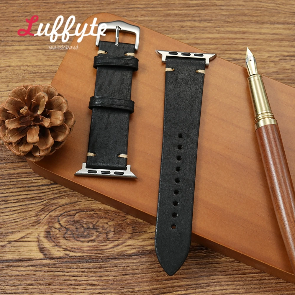 Vintage Genuine Leather Cowhide Watch Straps – Premium Quality Watchband