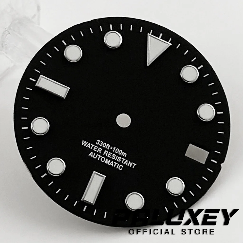 28.5mm NH35 Sunburst White Blue Green Black Yellow Watch Dial Luminous Watch face Fit NH35 NH36 Movement Replacement Parts watch face accessories,watch dial accessories