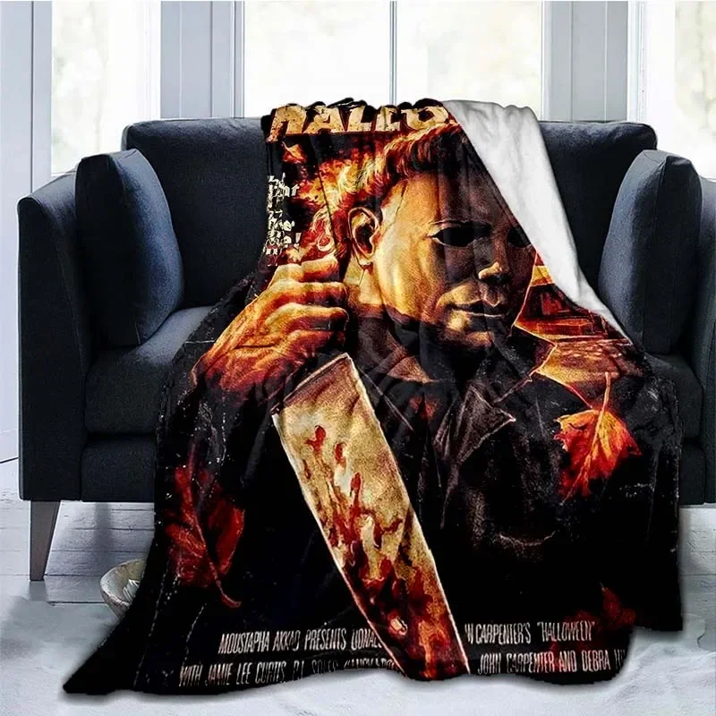 Michael Myers Blanket Super Soft Plush Flannel Blanket Living Room Bedroom Sofa  Blankets for Beds Blanket Personalized Gift 5
