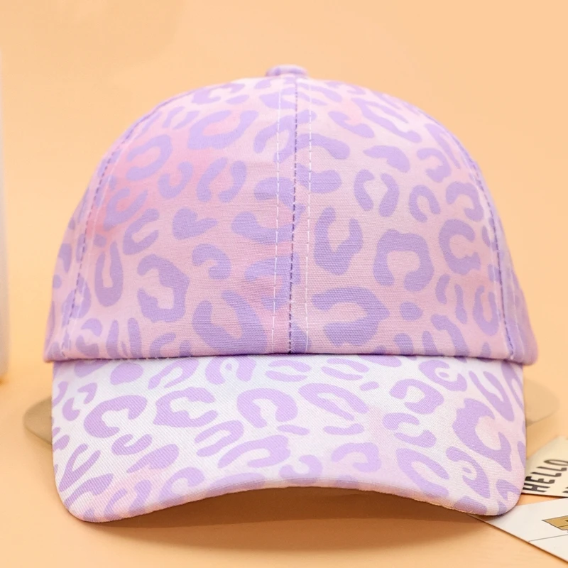 Sweet Cartoon Print Child Baseball Caps for Boy Girl Under 10 Years Old Outdoor Dazzling Lovely Snapback Breathable Sun Hats