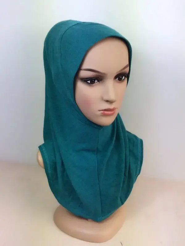 ISLAMIC 머슬림 히잡 알 아미라 단색, 부드러운 캐시미어, 가을 겨울