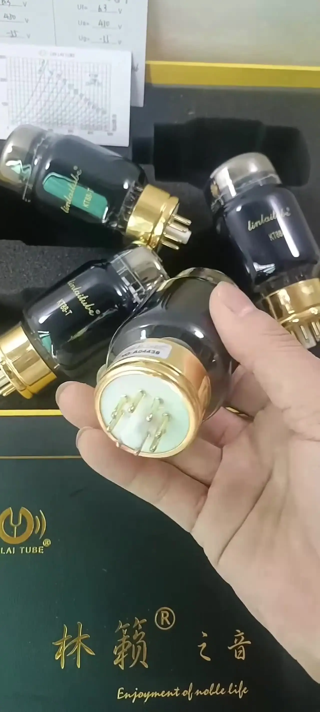 VoxPeak LINLAI KT88-T Vacuum Electron Tube Replace KT88 6550 KT120