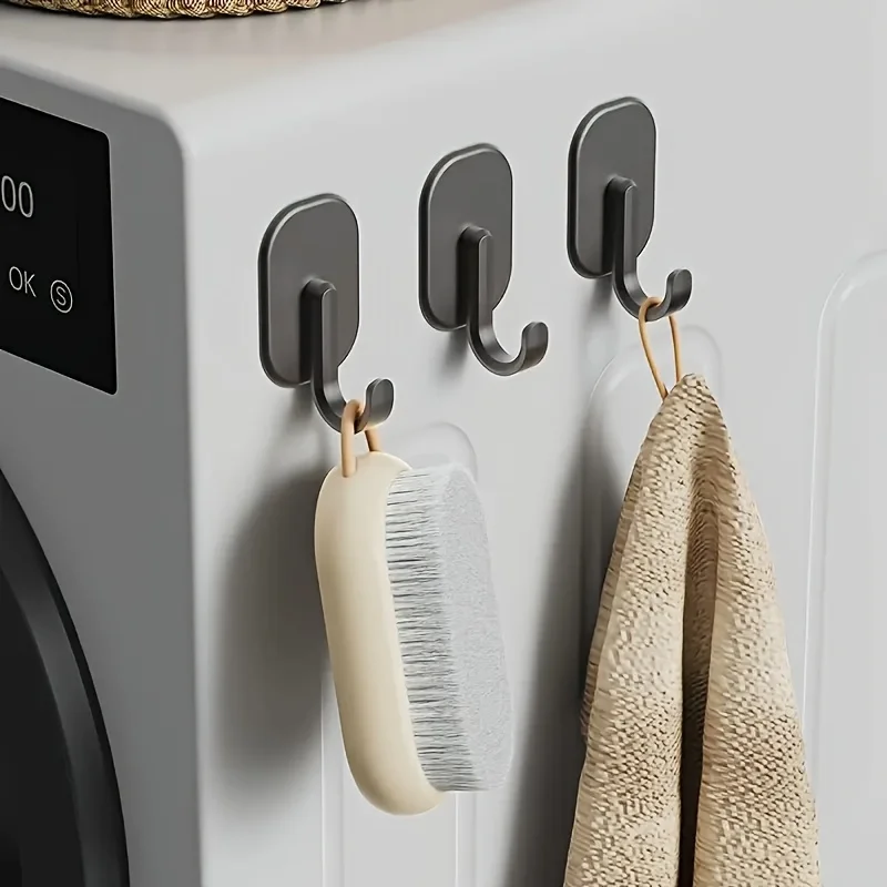 Magnetic Hooks For Fridge Kitchen Heavy Duty Wall Mount Storage Organizer 4 Pack Towel Key Holder Container Washing Basket 2 4