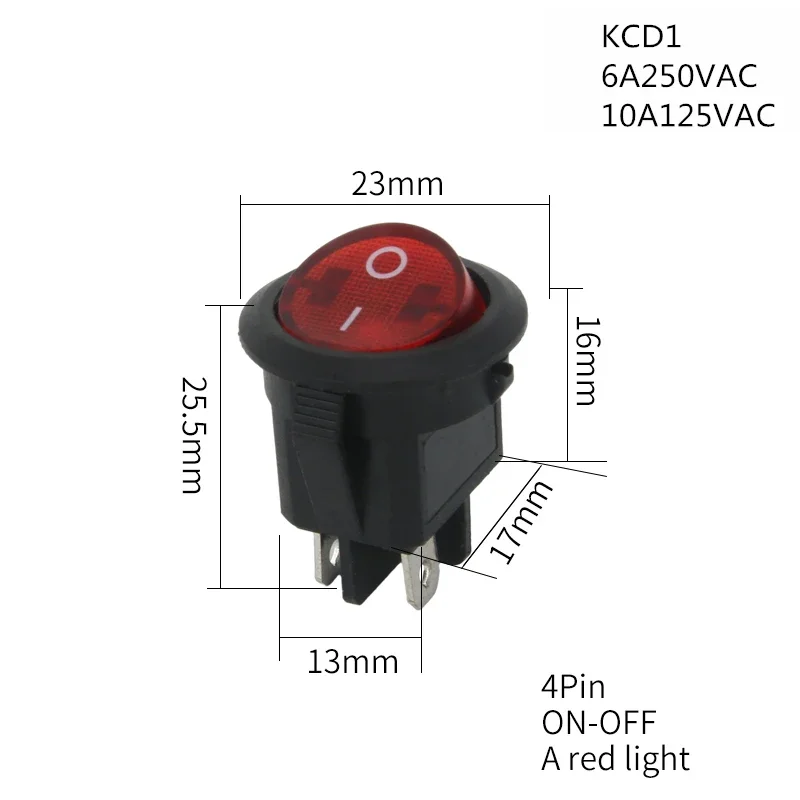 ตัวเลือกสินค้า สวิตช์ไฟ LED ปุ่มกด 2 ปุ่ม สำหรับรถยนต์ 12V/24V