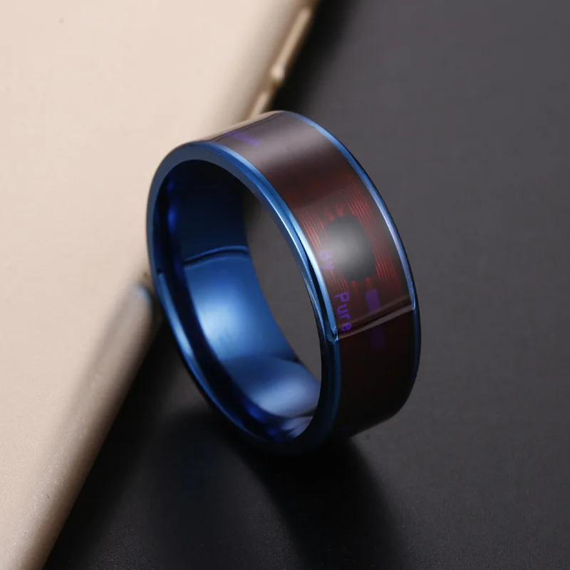 NFC Smart Ring for Men Women Multifunctional Stainless Steel Smart Rings  Female 2022 New Simple Waterproof Wearable NFC Ring Man - AliExpress