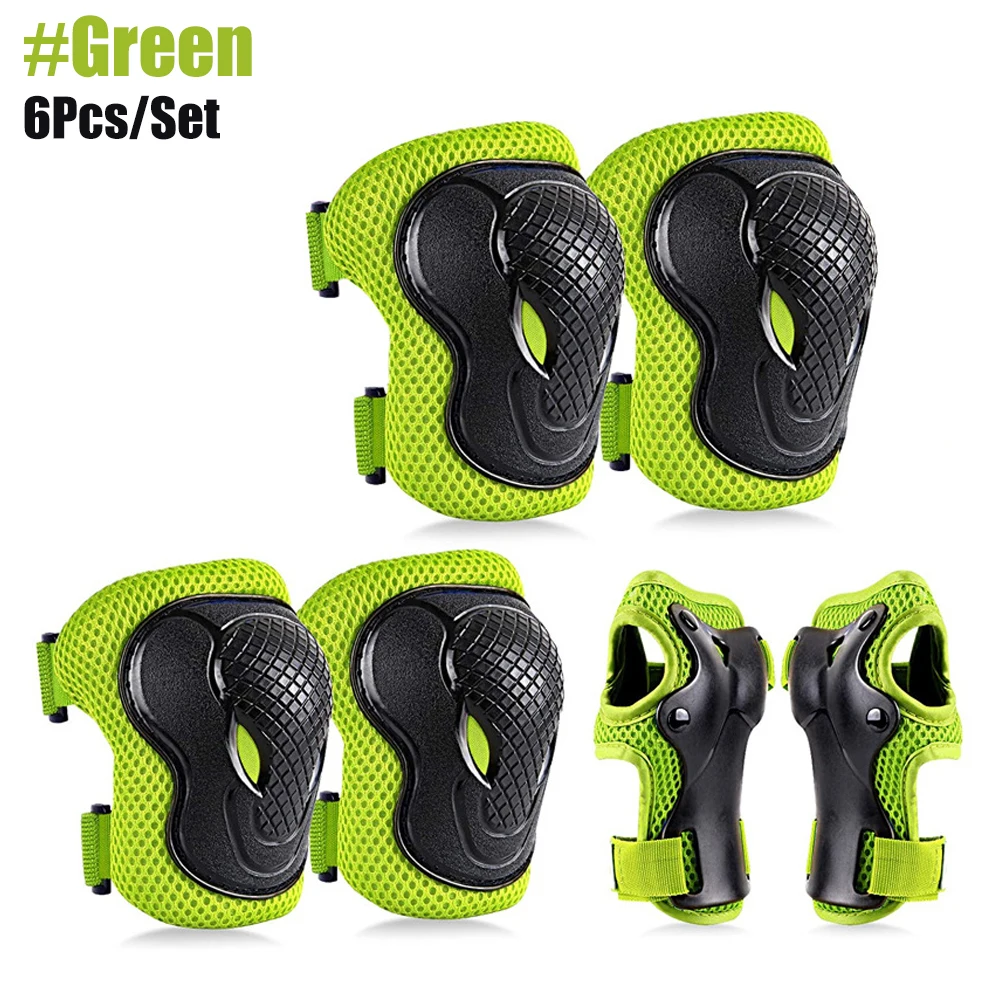 Enhanced Kids Protective Gear Set: Knee Pads, Elbow Pads & Wrist Guards