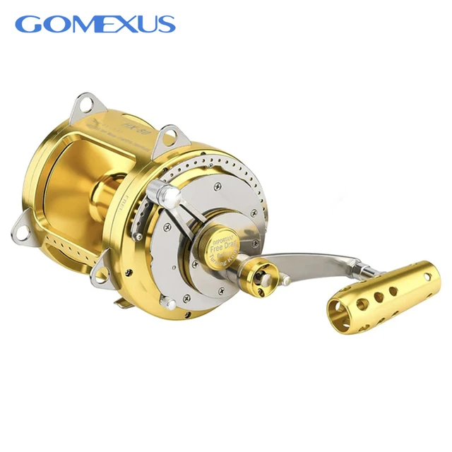 GOMEXUS Trolling Reel for Tuna Sailfish Swordfish Game 2 Speed