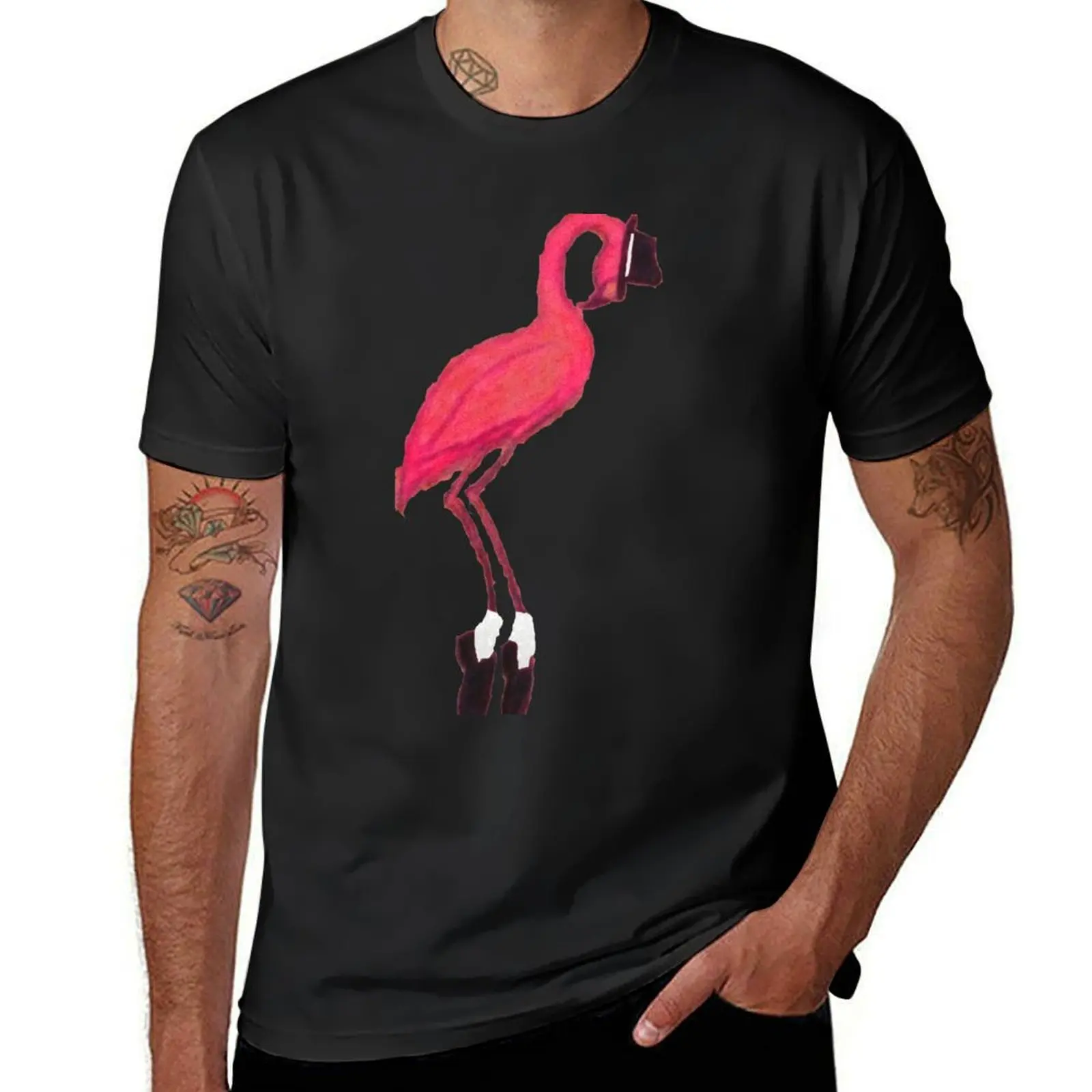 

Michael Jackson Flamingo T-Shirt quick-drying plus size tops aesthetic clothes mens white t shirts